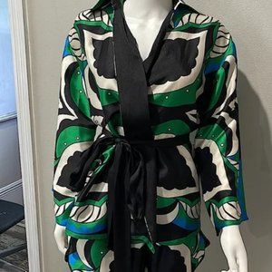 Zara Printed Bermuda short set